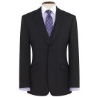 Tailored Fit Aldwych Black Washable Suit - Vest Optional