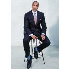 Regular Fit Epsom Navy Pinstripe Wool Suit