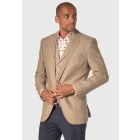 Tailored Fit Leeds Biscuit Linen Sports Coat - Matching Vest Optional