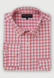 Regular Fit Rose Gingham Cotton Shirt