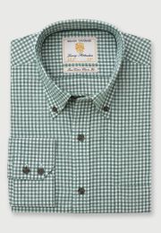 Regular Fit Fern Gingham Cotton Shirt