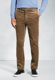 Regular Fit Ellroy Camel Corduroy Pants