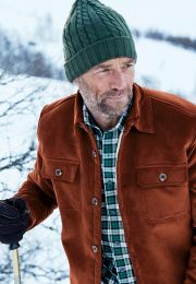 Emerson Rust Cord Fleece Lined Jacket