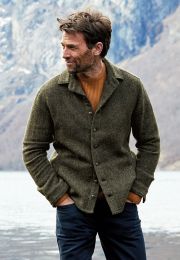 Greenland Green Pure New Wool Overshirt