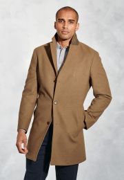 Hutchinson Camel Wool Mix Shortie Topcoat