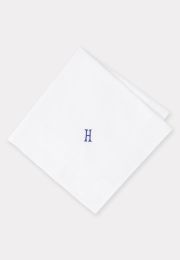 Pure Cotton Initial H Hankies x 3