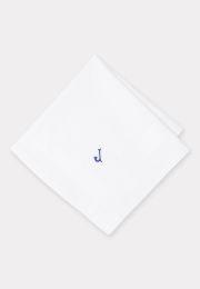 Pure Cotton Initial J Hankies x 3