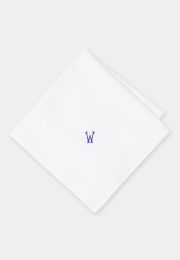 Pure Cotton Initial W Hankies x 3