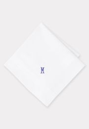 Pure Cotton Initial M Hankies x 3