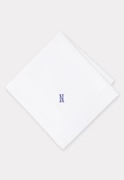 Pure Cotton Initial N Hankies x 3