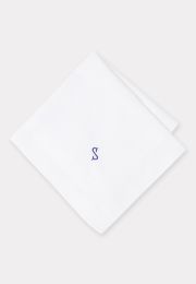 Pure Cotton Initial S Hankies x 3