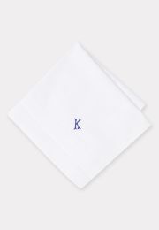 Pure Cotton Initial K Hankies x 3