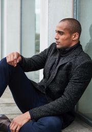 Tailored Fit Irwell Charcoal Herringbone Jacket