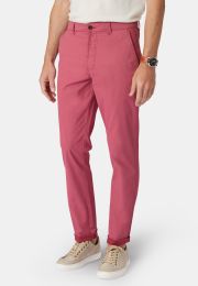 Tailored Fit Jason Raspberry Micro Print Pants