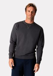 London Garment Washed Crew Neck Sweatshirt