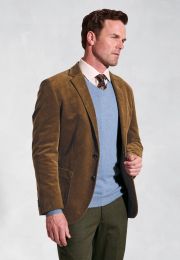 Tailored Fit Moore Mocha Corduroy Sports Coat