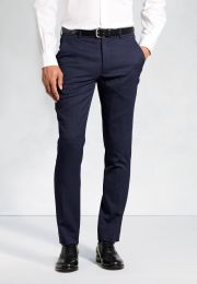 Tailored Fit Olney Airforce Blue Flannel Pants