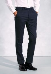 Tailored Olney Navy Flannel Pants