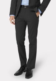 Tailored Fit Pegasus Charcoal Pin Dot Washable Suit Pants