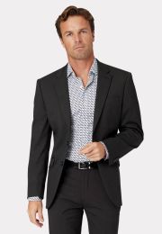 Tailored Fit Phoenix Charcoal Pin Dot Suit