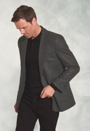 Tailored Fit Zane Charcoal Cashmere Blend Sports Coat