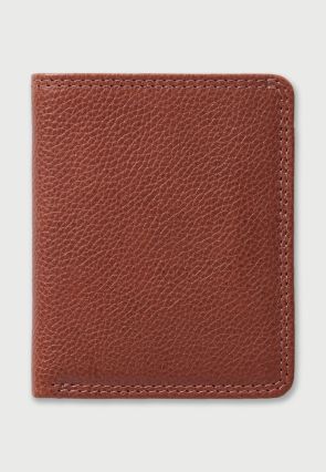 Leather Tan RFID Credit Card Holder