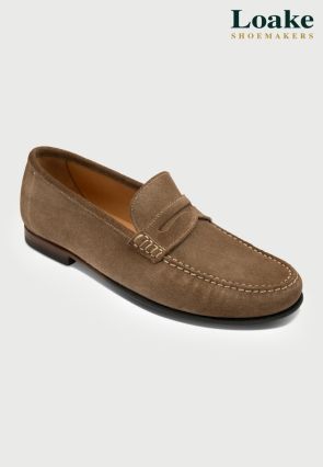 Loake Jefferson Flint Suede Loafers