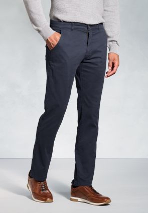 Regular Fit Denver Navy Cotton Stretch Chinos