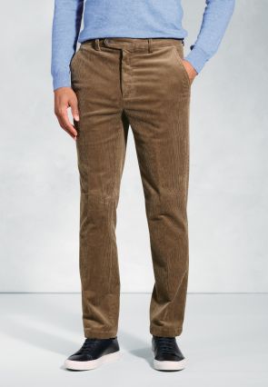 Regular Fit Ellroy Camel Corduroy Pants