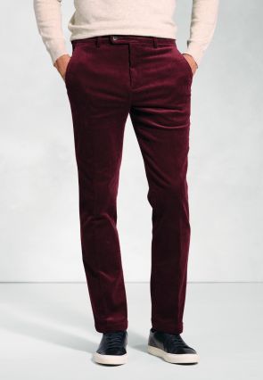 Regular Fit Ellroy Cherry Corduroy Pants