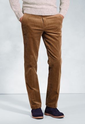 Regular Fit Ellroy Ginger Corduroy Pants