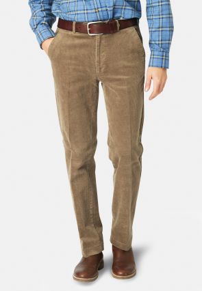 Regular Fit Ellroy Camel Corduroy Pants