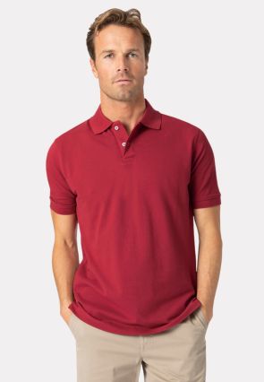 Milford Pure Cotton Pique Tomato Polo Shirt