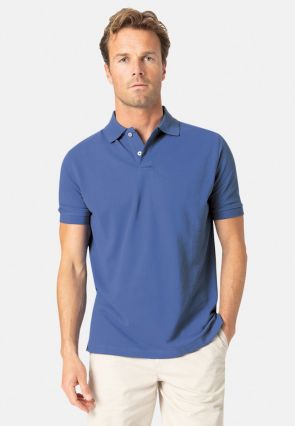 Milford Pure Cotton Pique Ocean Polo Shirt