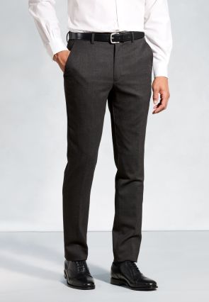 Regular Fit Olney Charcoal Flannel Pants