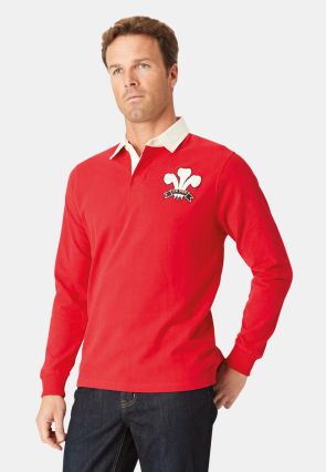 Wales Heritage Pure Cotton Rugby Shirt