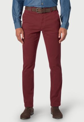 Regular Fit Seychelles Berry Cotton Blend Twill Pants