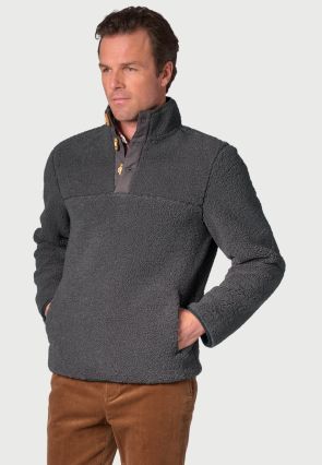 Tone Graphite Toggle Neck Borg Fleece