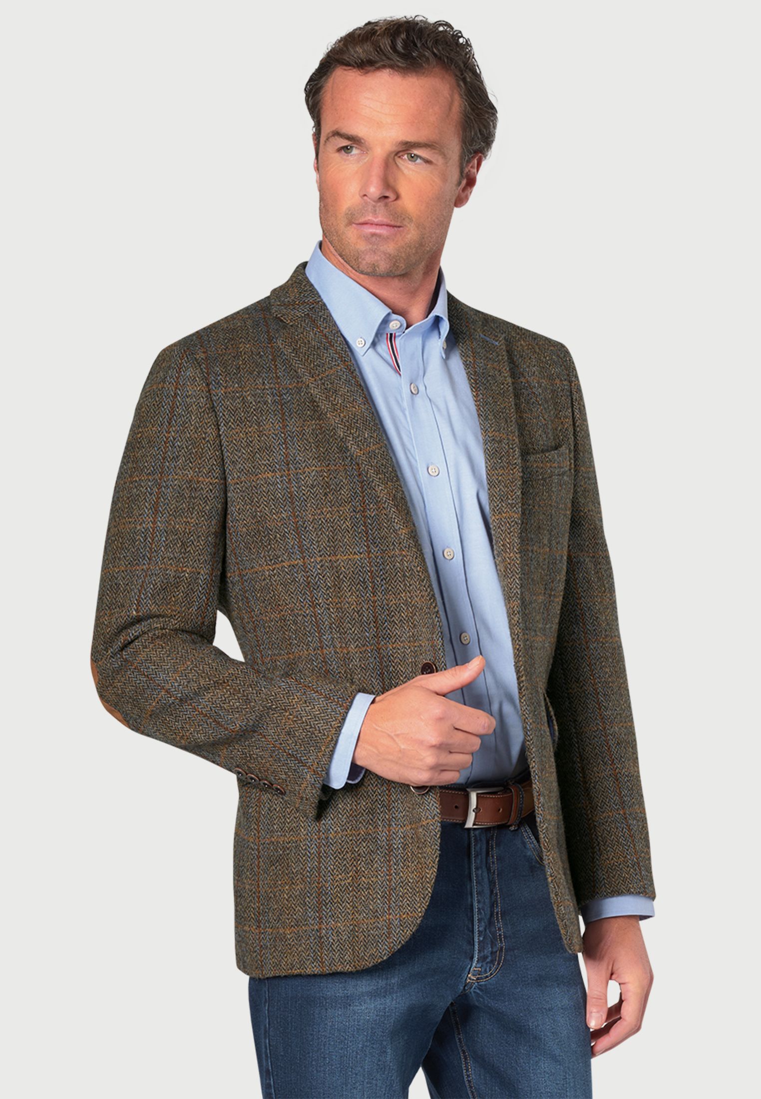 Harris Tweed Solid Sport Coat