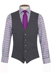 Tailored Fit Mid Grey Washable Vest