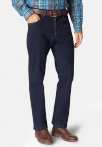 Regular and Tailored Fit Douglas and Boulder Indigo Denim Jeans