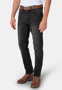 Regular and Tailored Fit Douglas and Boulder Charcoal Denim Jeans