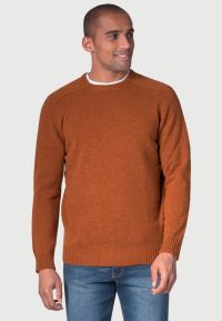 Charlbury Ember Lambswool Crew Neck Sweater