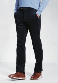 Regular Fit Ellroy Navy Corduroy Pants