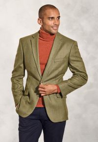 Regular Fit Helsinki Pure New Wool Tweed Sports Coat