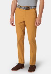 Tailored Fit Jason Caramel Micro Print Pants