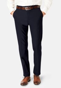 Tailored Fit Monaco Navy Pants